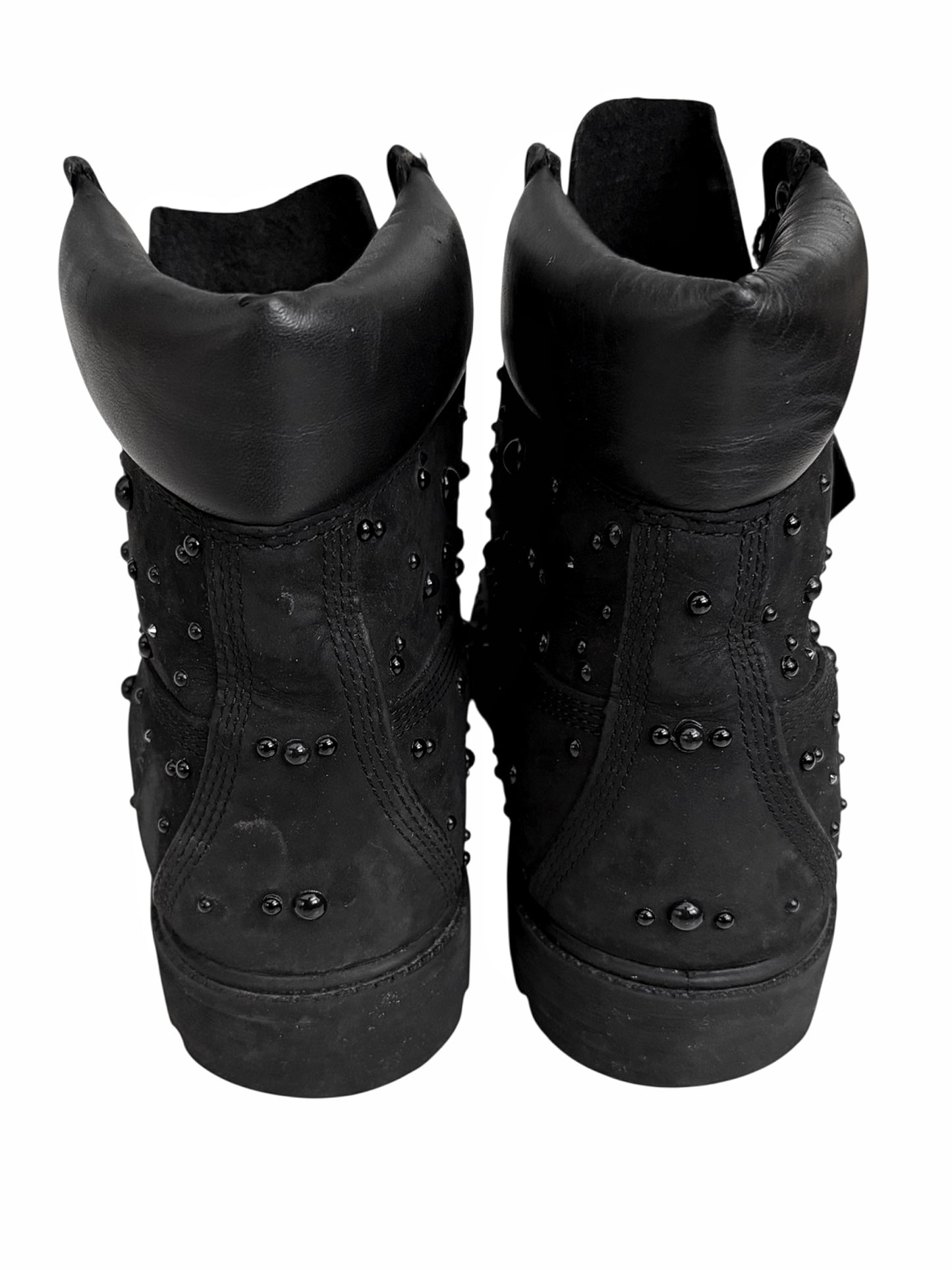 Pearlized Pearl Crystal Timberland Boots