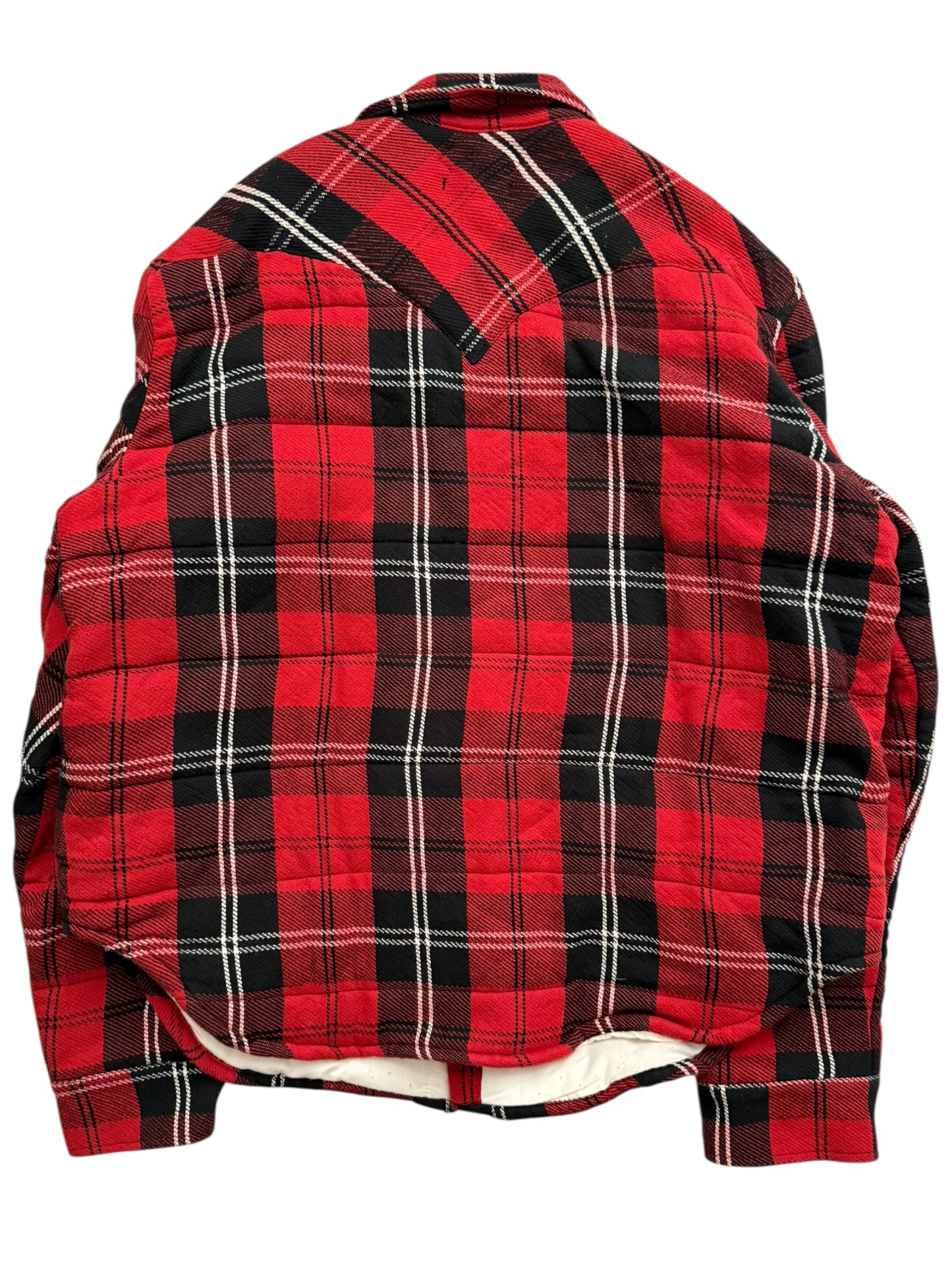 Insulated Puff Flannel Overshirt