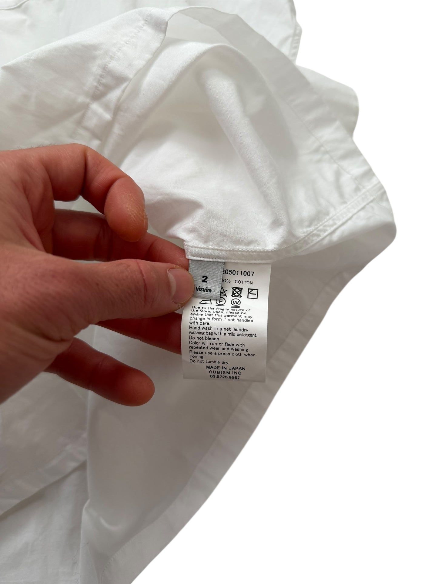 Free Edge Long Sleeve Cotton Poplin Shirt