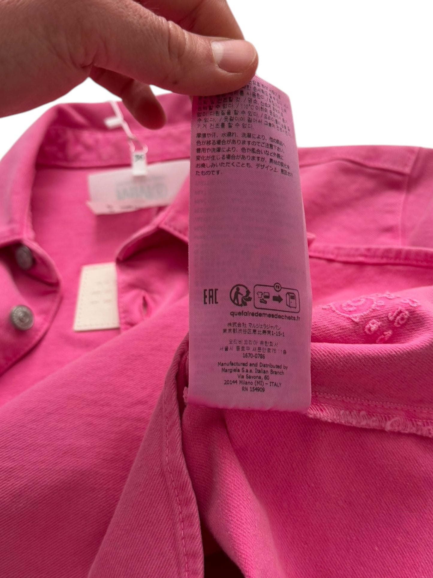 Denim Button Up Shirt Jacket