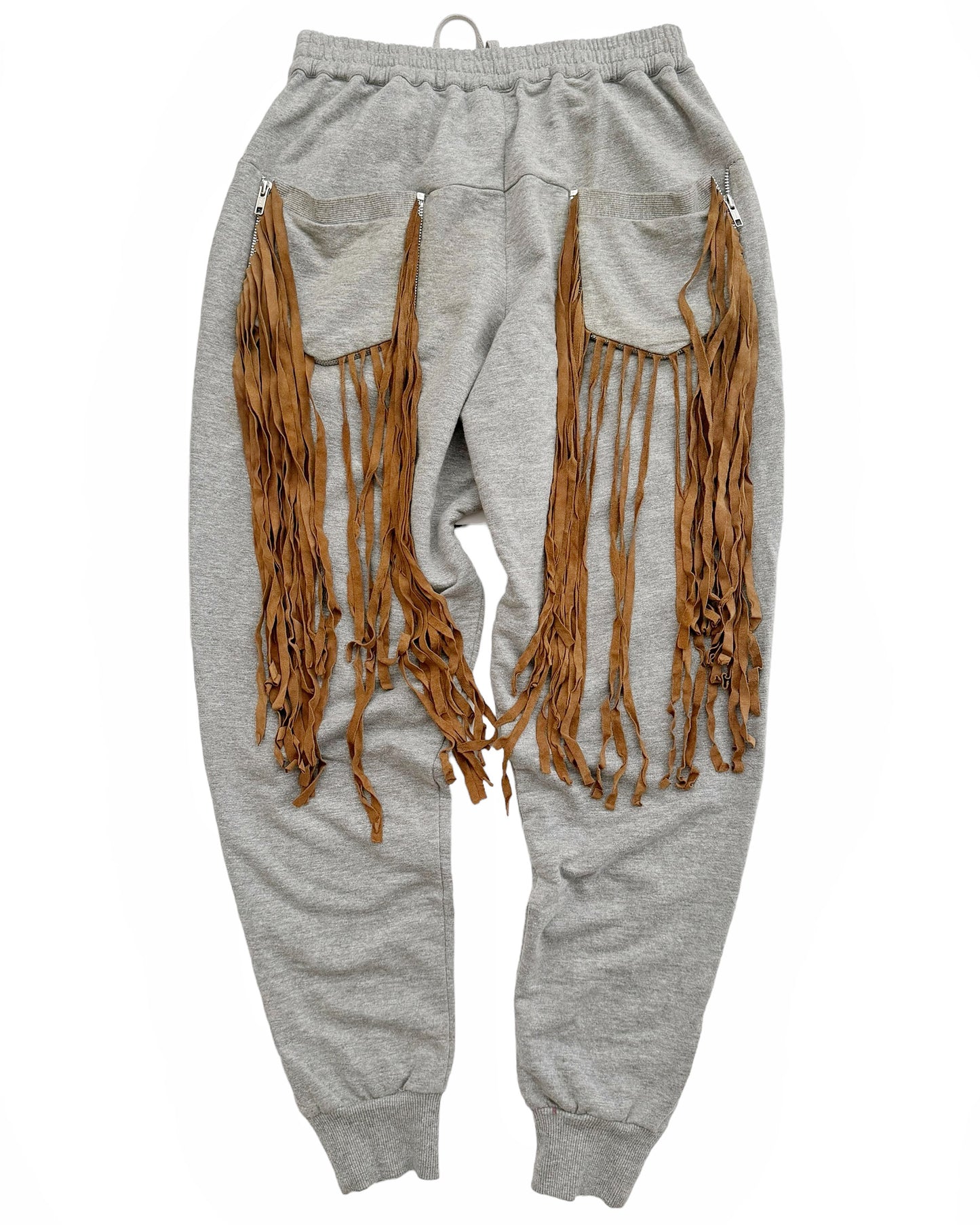 Fringe Zip Off Sweatpant