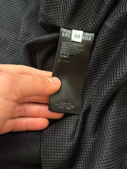 Wool Fleece Plaid Track Jacket