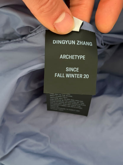 Quilted Volume Puffer Blue