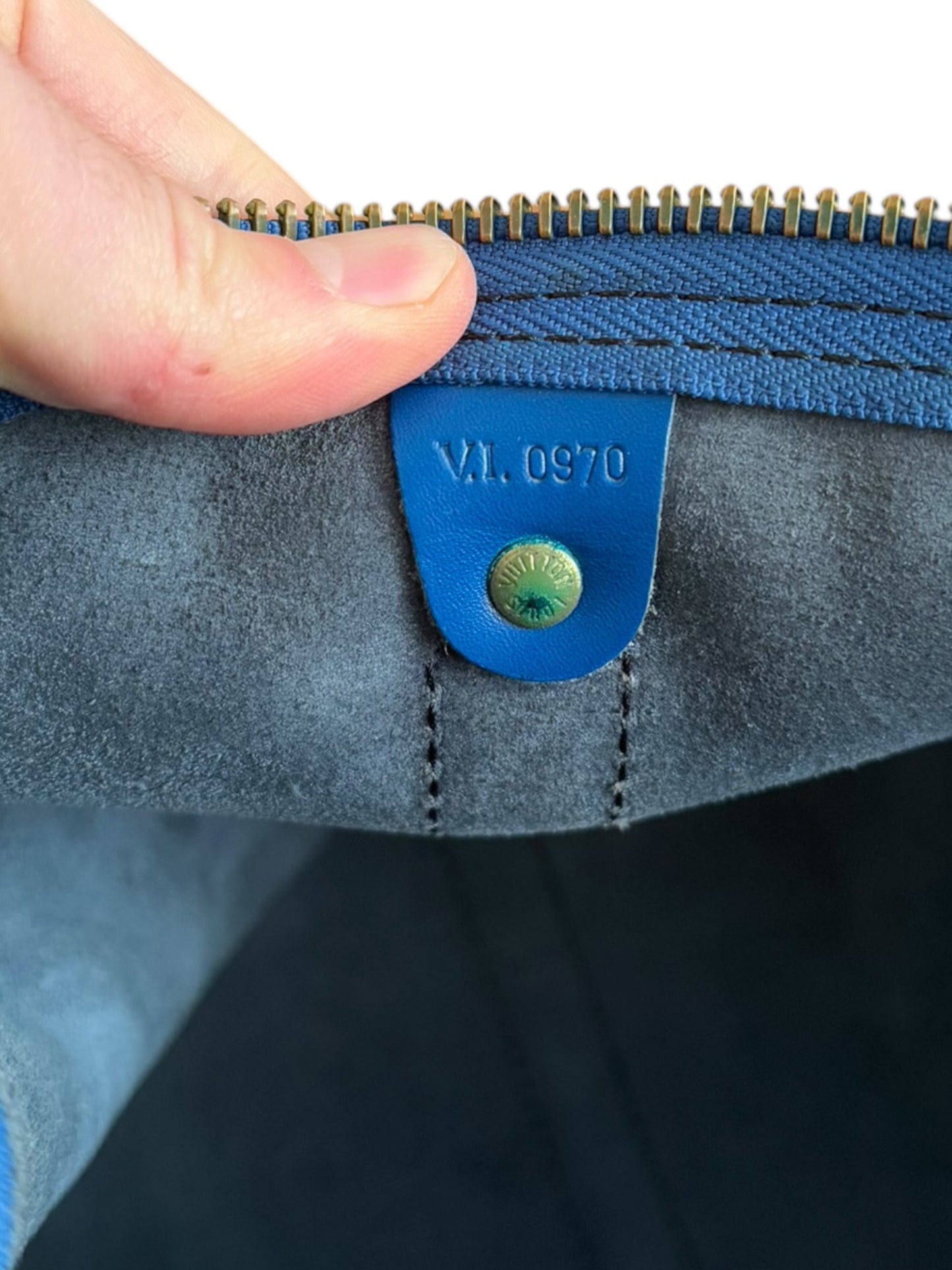 Epi Leather Keepall Duffle 55