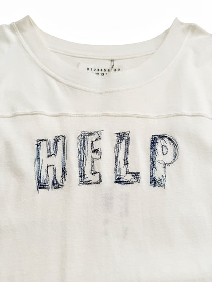 2006 Sleeveless Help Embroidery Tank Top