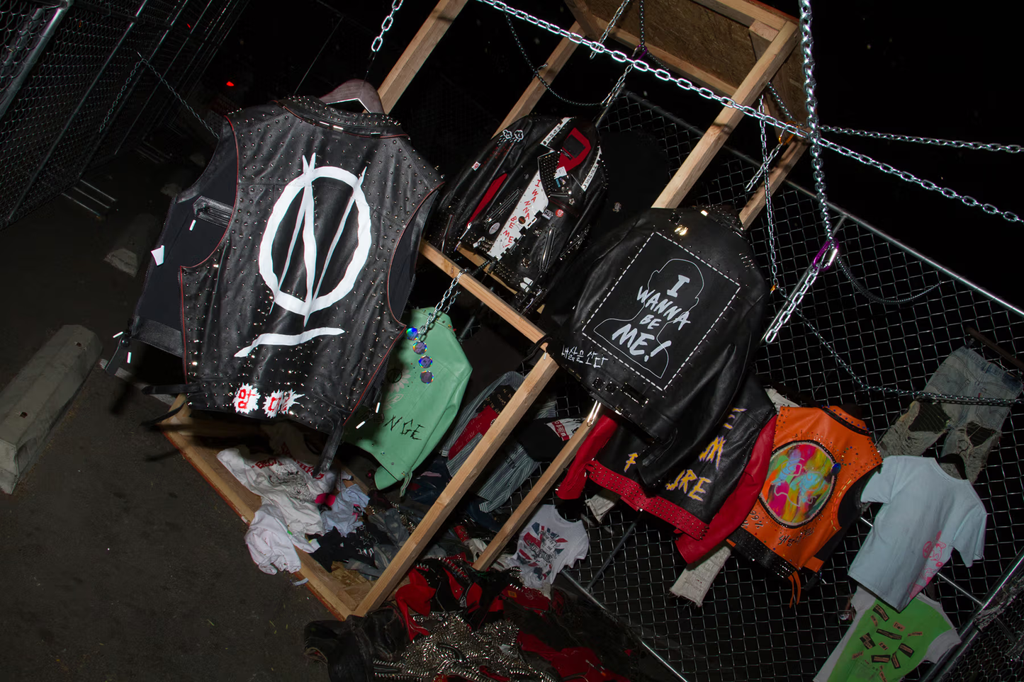 1/1 2018 Hand Customized Leather Punk Hope x Dream Future Jacket