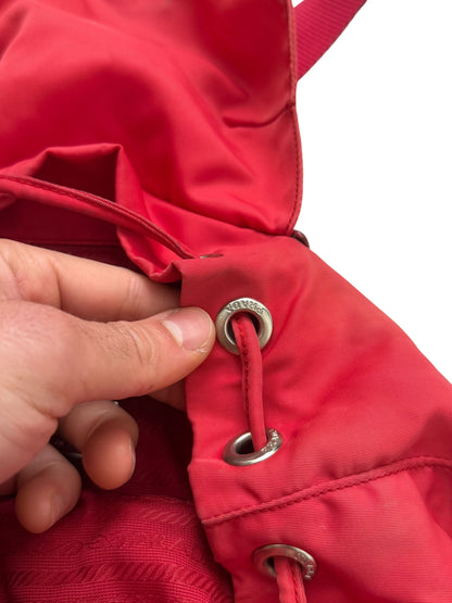 2000’s Red Nylon Rucksack Backpack