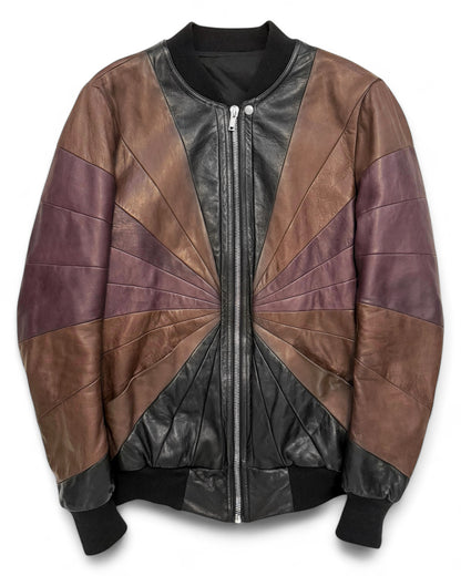 FW23 Luxor Radiance Heavy Lambskin Leather Bomber