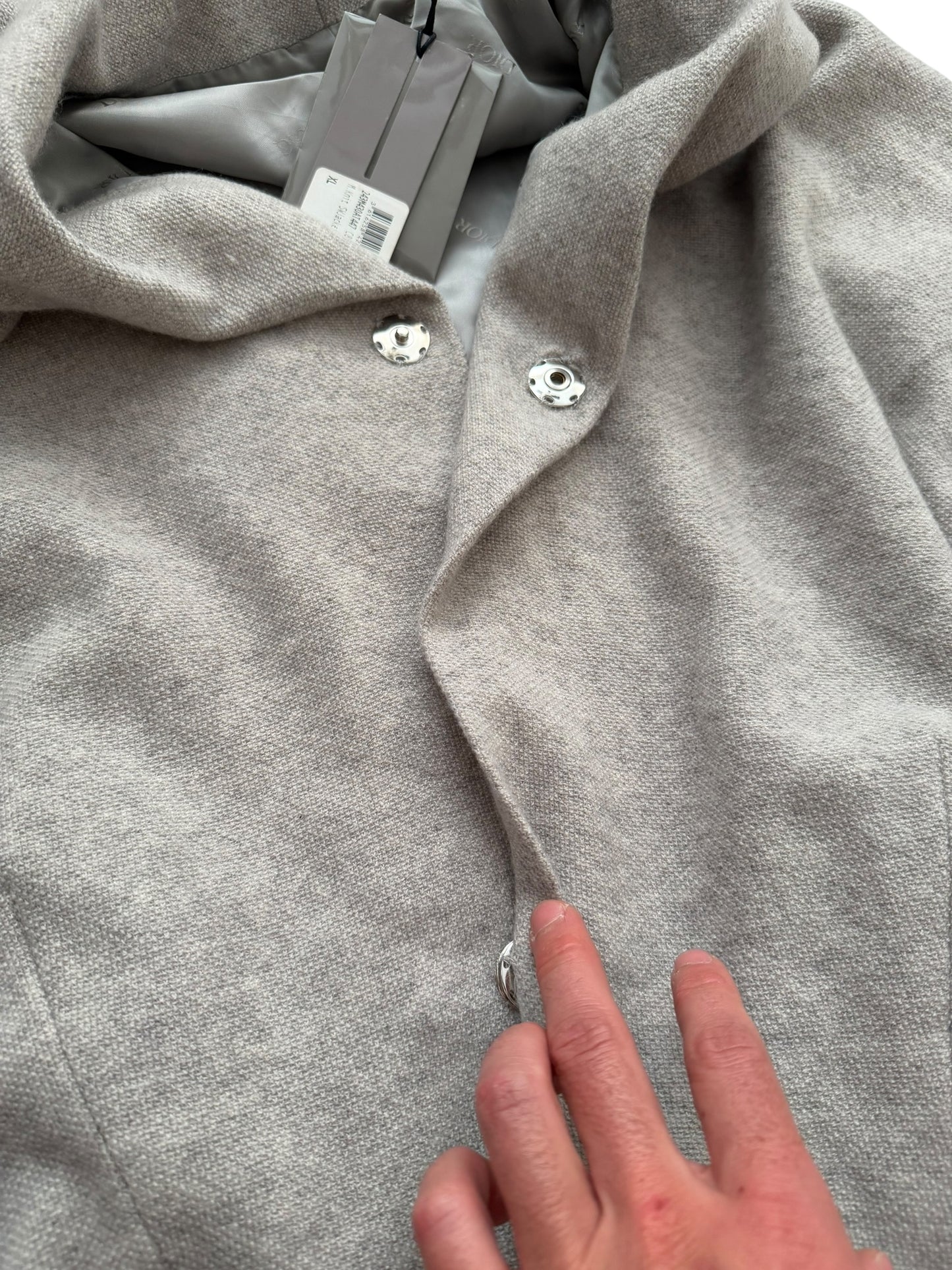 Cashmere Ruche Collar Jacket