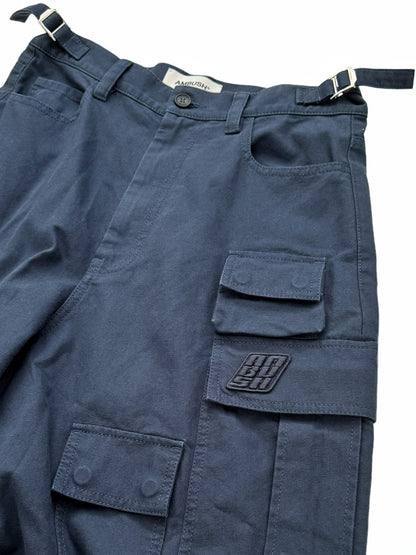 Baggy Wide Cargo Pants (Heavy Cotton)