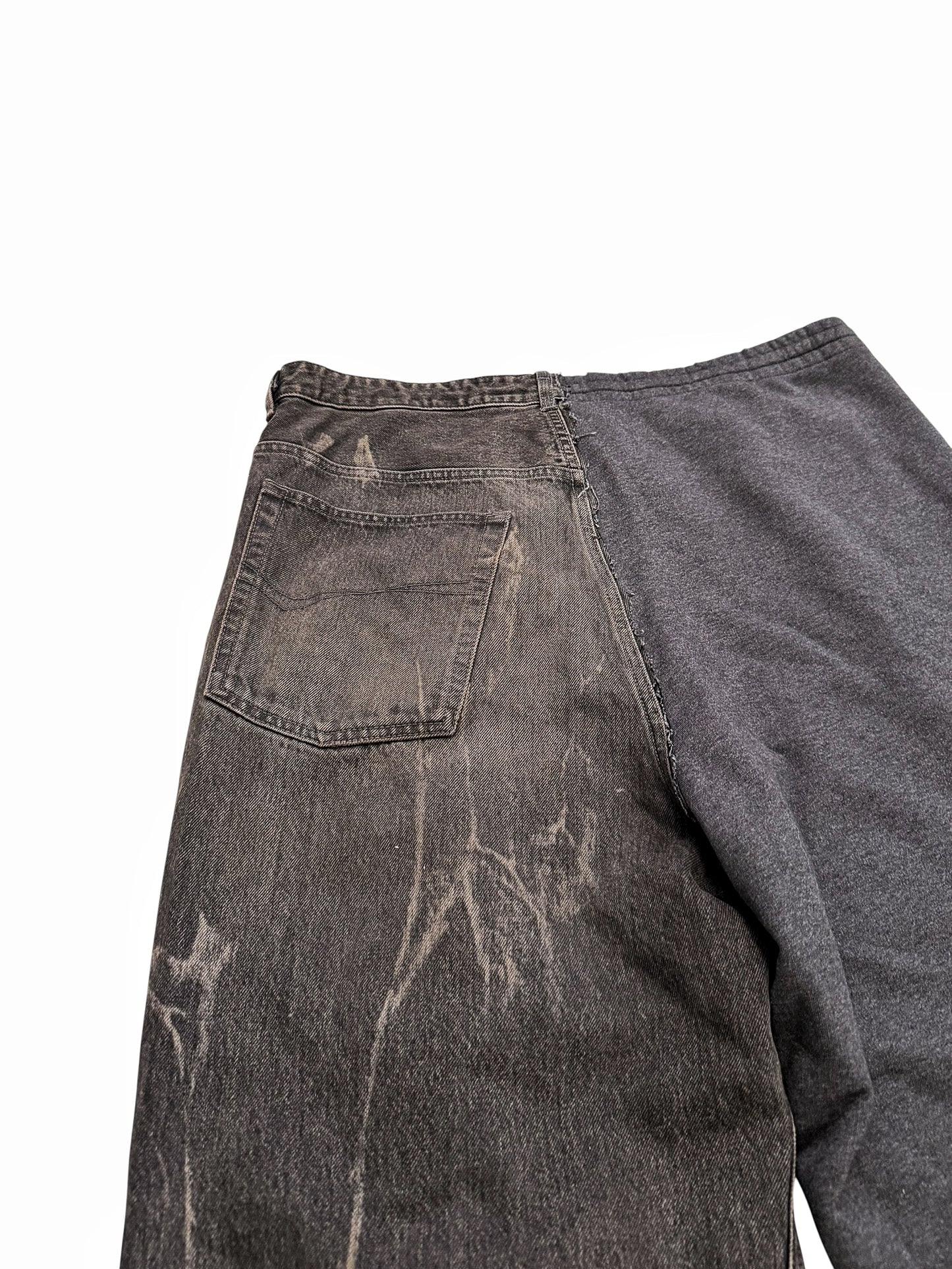 2024 50/50 Hybrid Baggy Denim Sweatpants