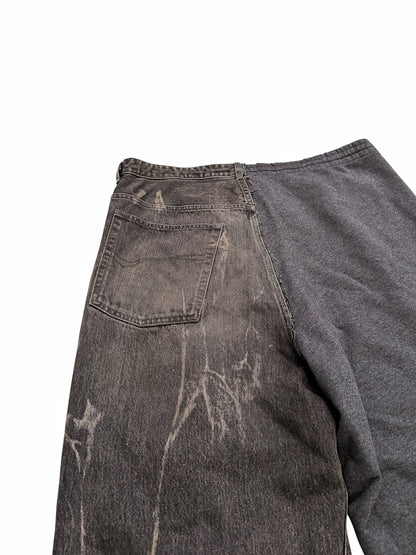 2024 50/50 Hybrid Baggy Denim Sweatpants