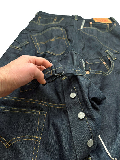Levis 2024 Runway Patchwork Reconstructed Jeans