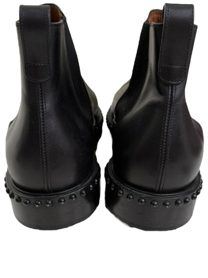 Studded Chelsea Boot Black Leather