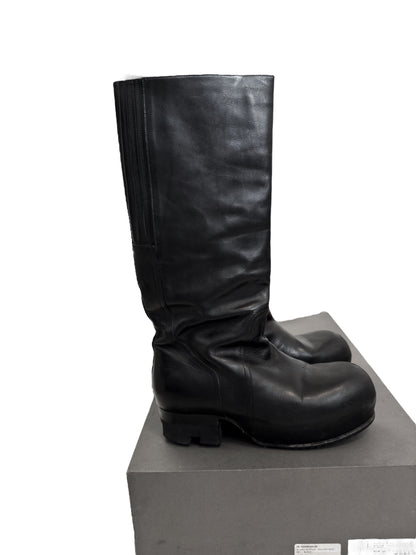 High Ballast Leather Boot (Black)