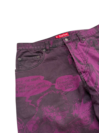 The Crow Comic Purple Denim