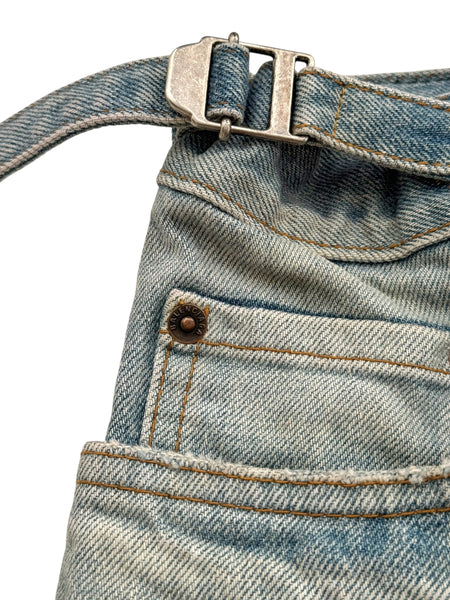 2022 Baggy Skater Blue Distressed Denim