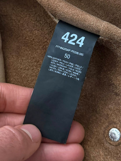 Distressed Leather “Carhartt” Work Jacket W Vest