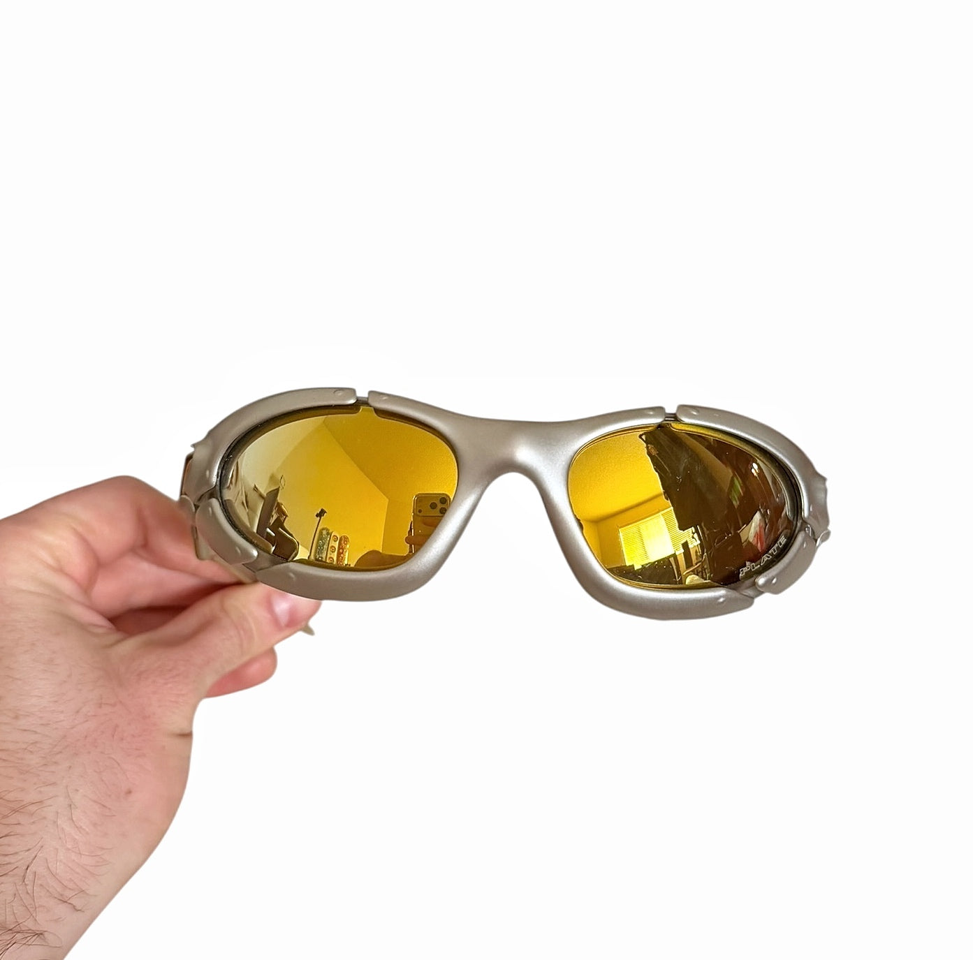Plate Sunglasses (24k Gold Lenses)