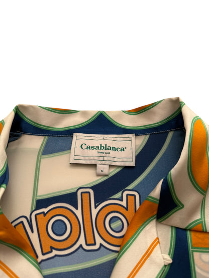 Silk Cuban Collar Cowboy Rodeo Shirt