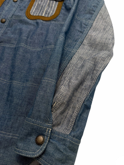 2011 Patchwork Button Shirt