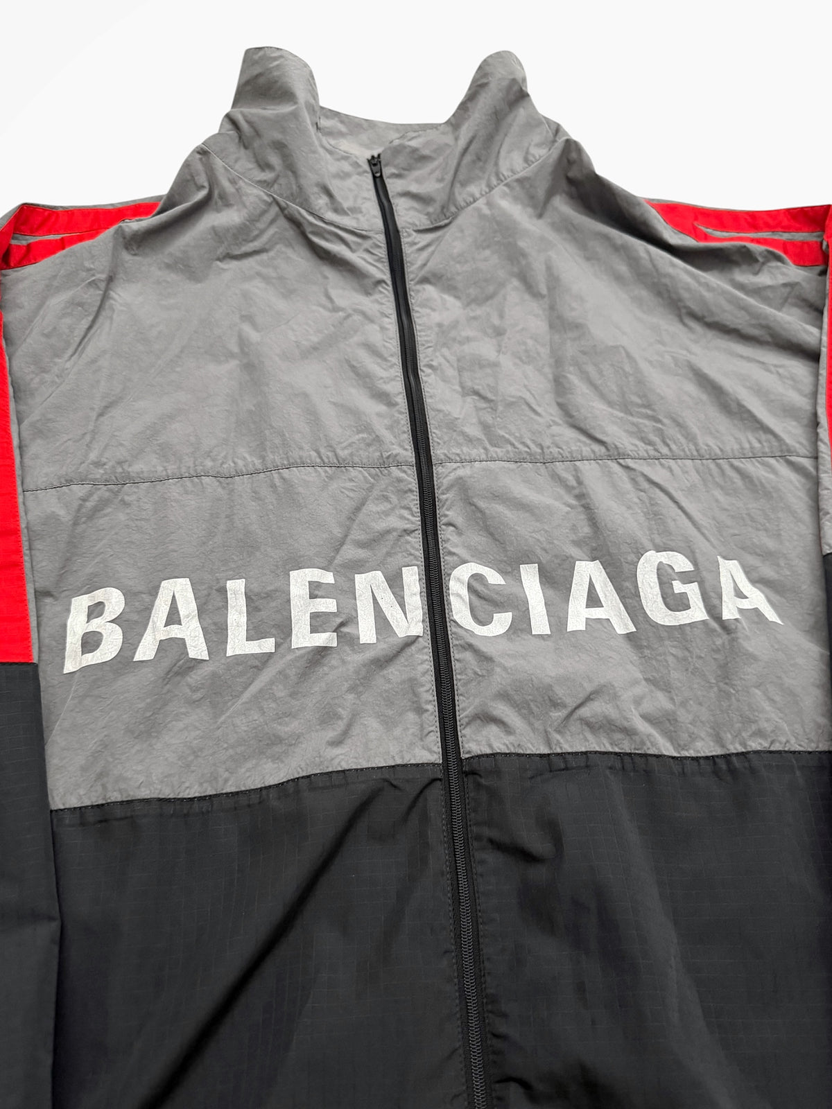 Logo Light Oversized Windbreaker Zip Jacket