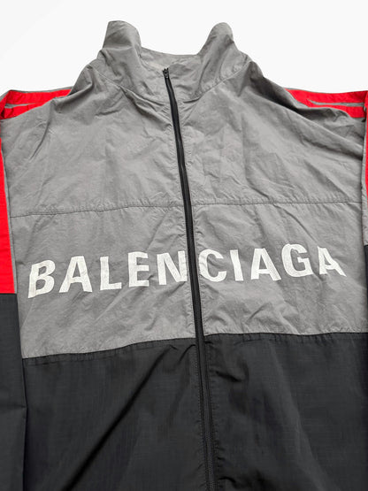 Logo Light Oversized Windbreaker Zip Jacket