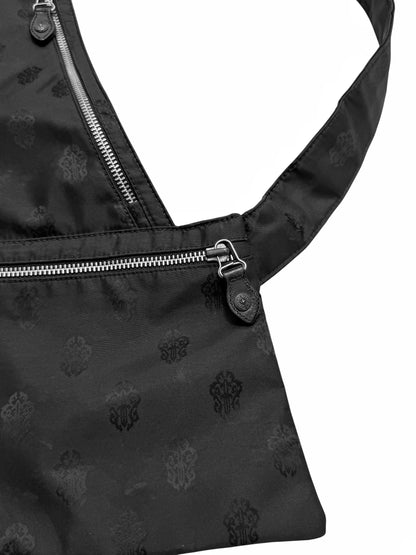 Vintage Nylon Dagger Monogram Holster Sling Bag
