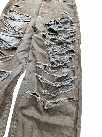 Mud Big Daddy Baggy Distressed Denim Jeans