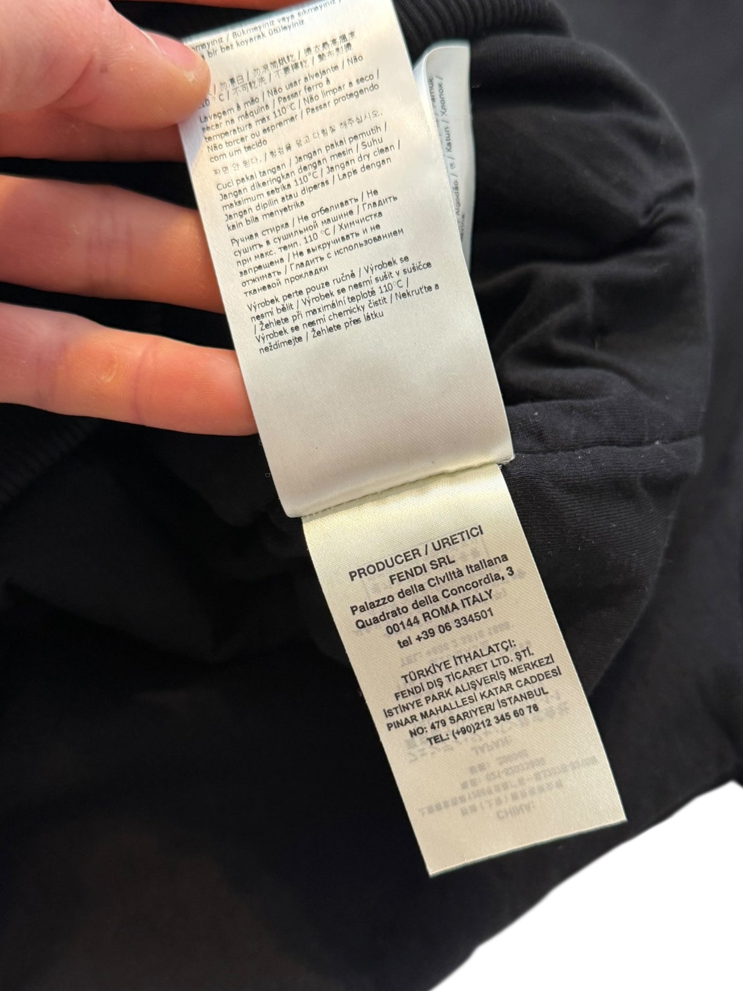 Chain Link Embroidery Zip Hoodie