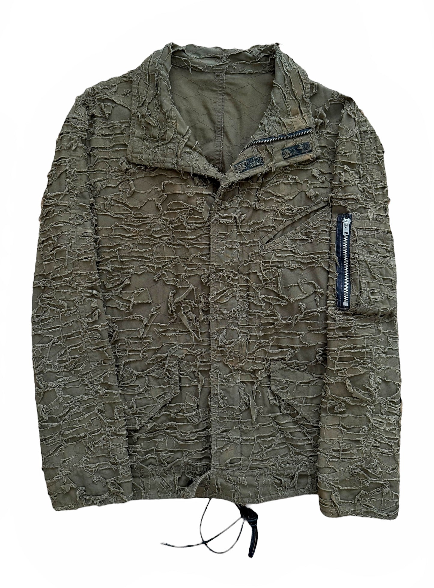Scab Distressed Military Shacket