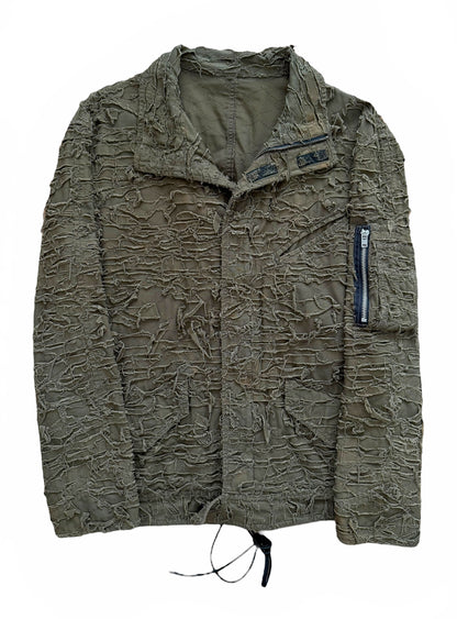 Scab Distressed Military Shacket