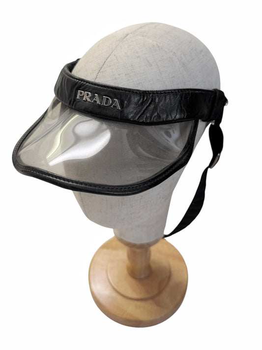 2000’s Leather Banded Logo Visor