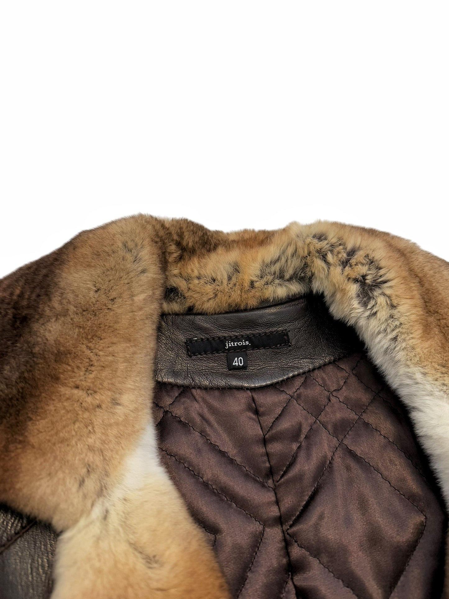 Rabbit Fur Lambskin Coat