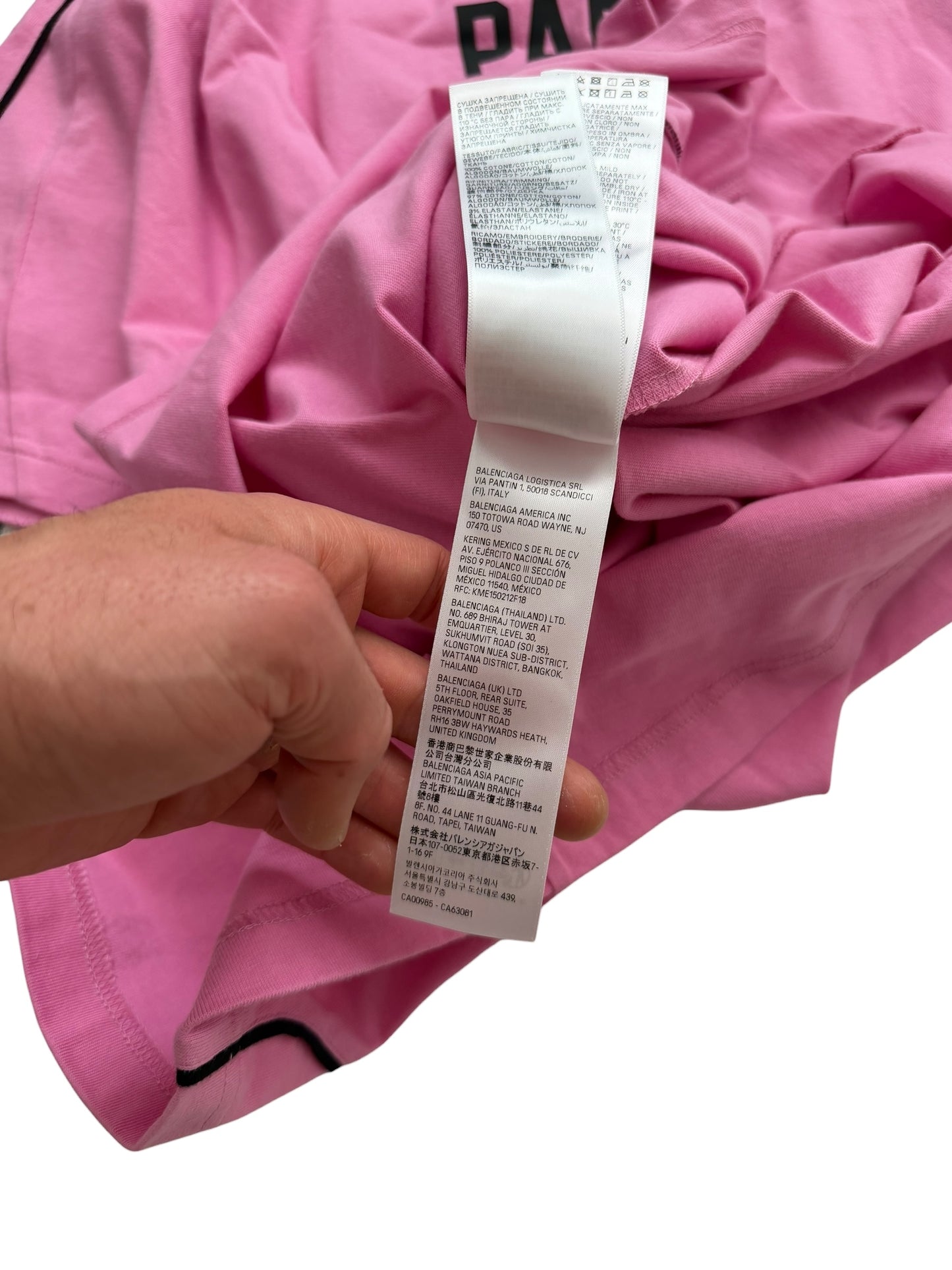 2023 Pink Oversized Soccer Jersey Paris Shirt