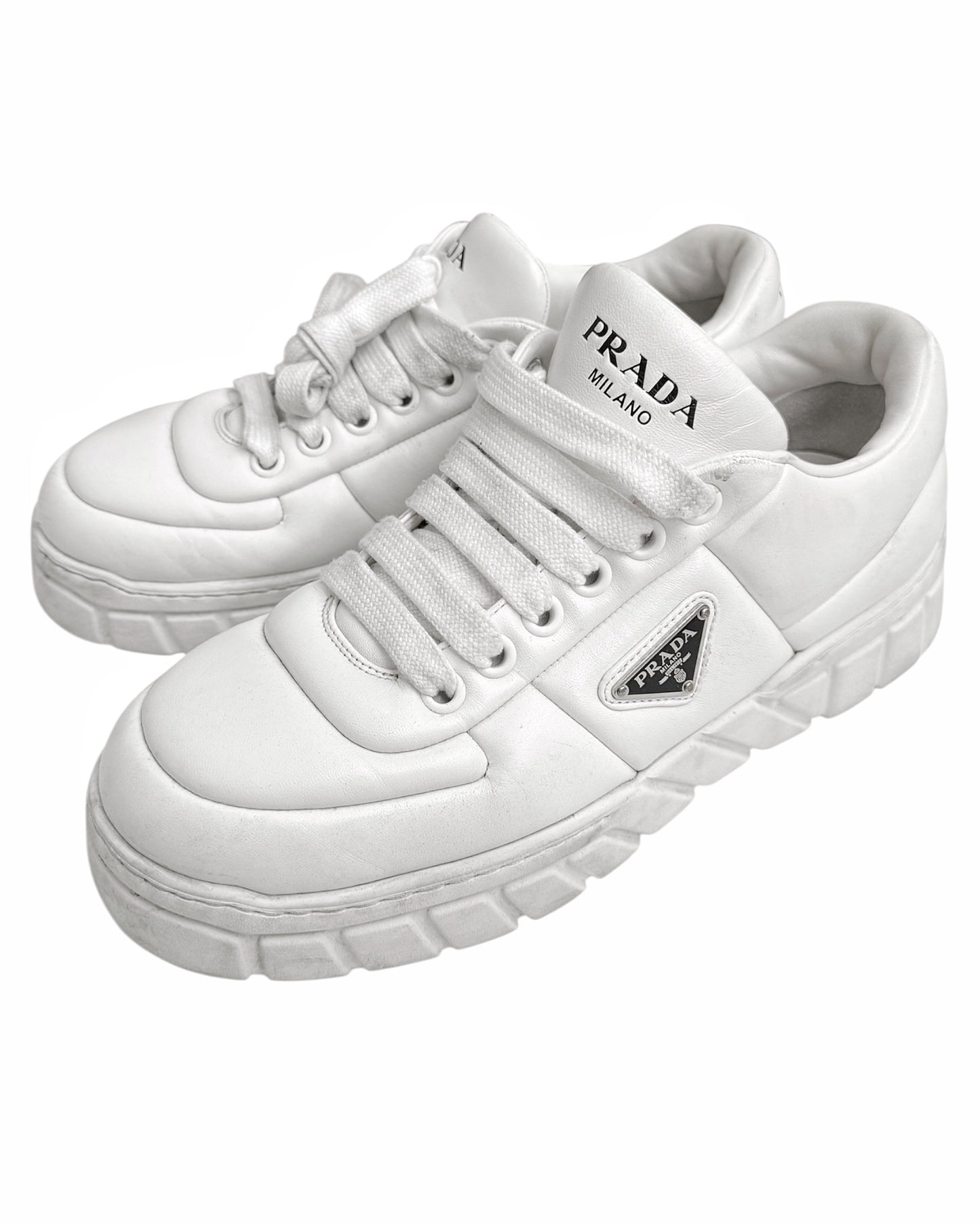 Nappa Puffy Padded Leather Shoe