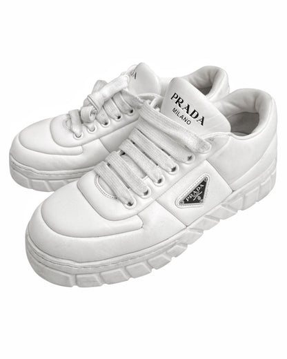 Nappa Puffy Padded Leather Shoe