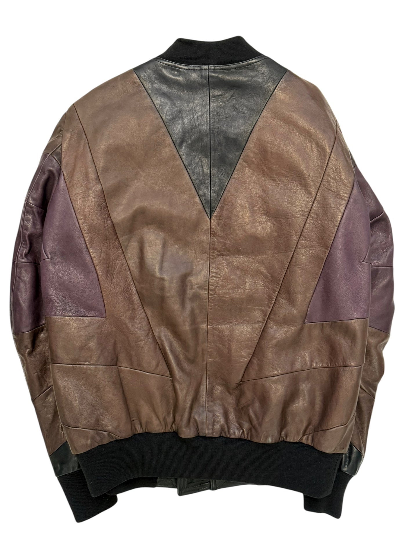 FW23 Luxor Radiance Heavy Lambskin Leather Bomber