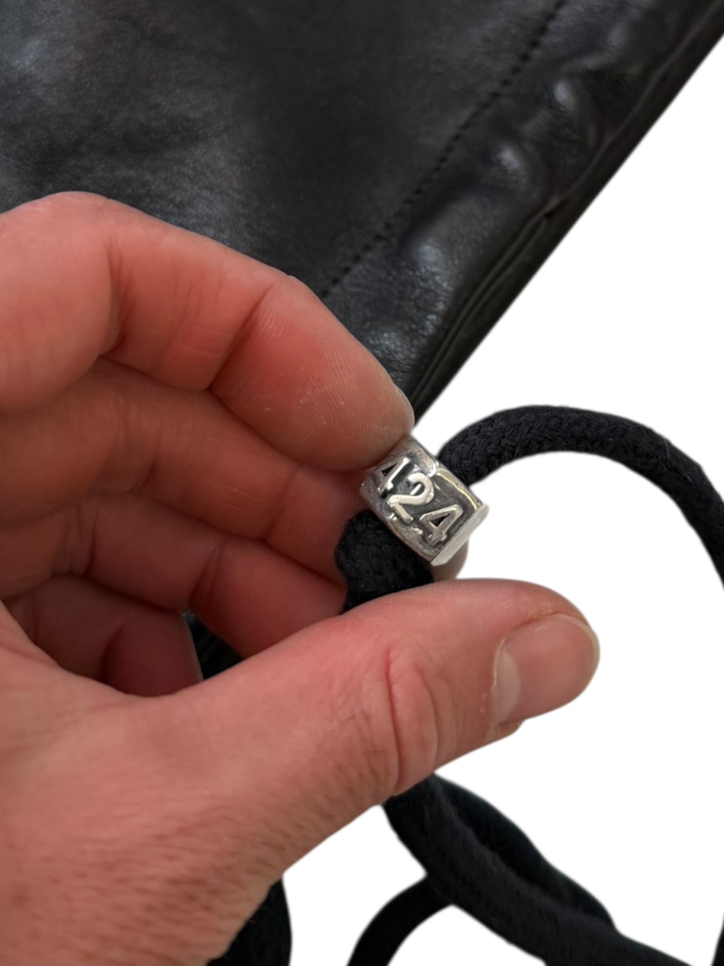 x Hoorsenbuhs M65 Leather Shearling Sterling Silver Hardware Coat