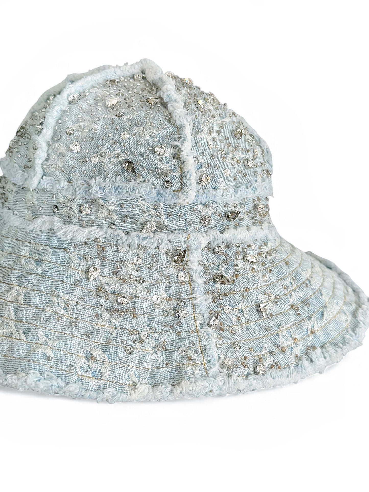 1/1 Crystal Rain Monogram Denim