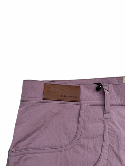 Pink Crack Nylon Tech Pants