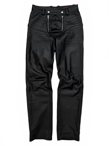 1980’s Amsterdam Cup Zip Leather Pants