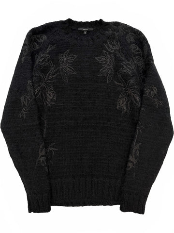 2013 Runway Mohair Silk Embroidered Sweater