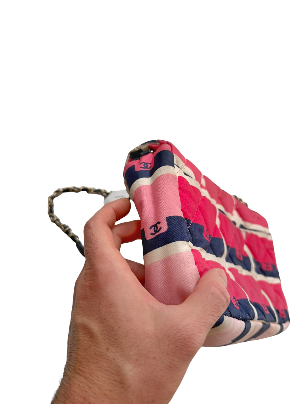 Jumbo CC Graphic Fade Print Flap Bag