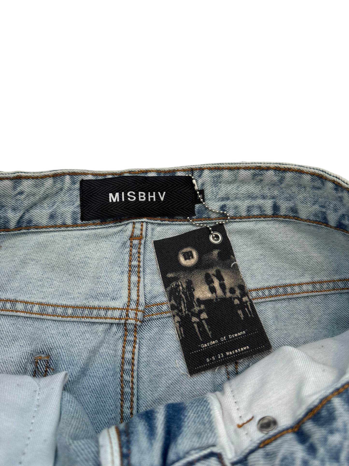 Grunge Wash Denim Cargo