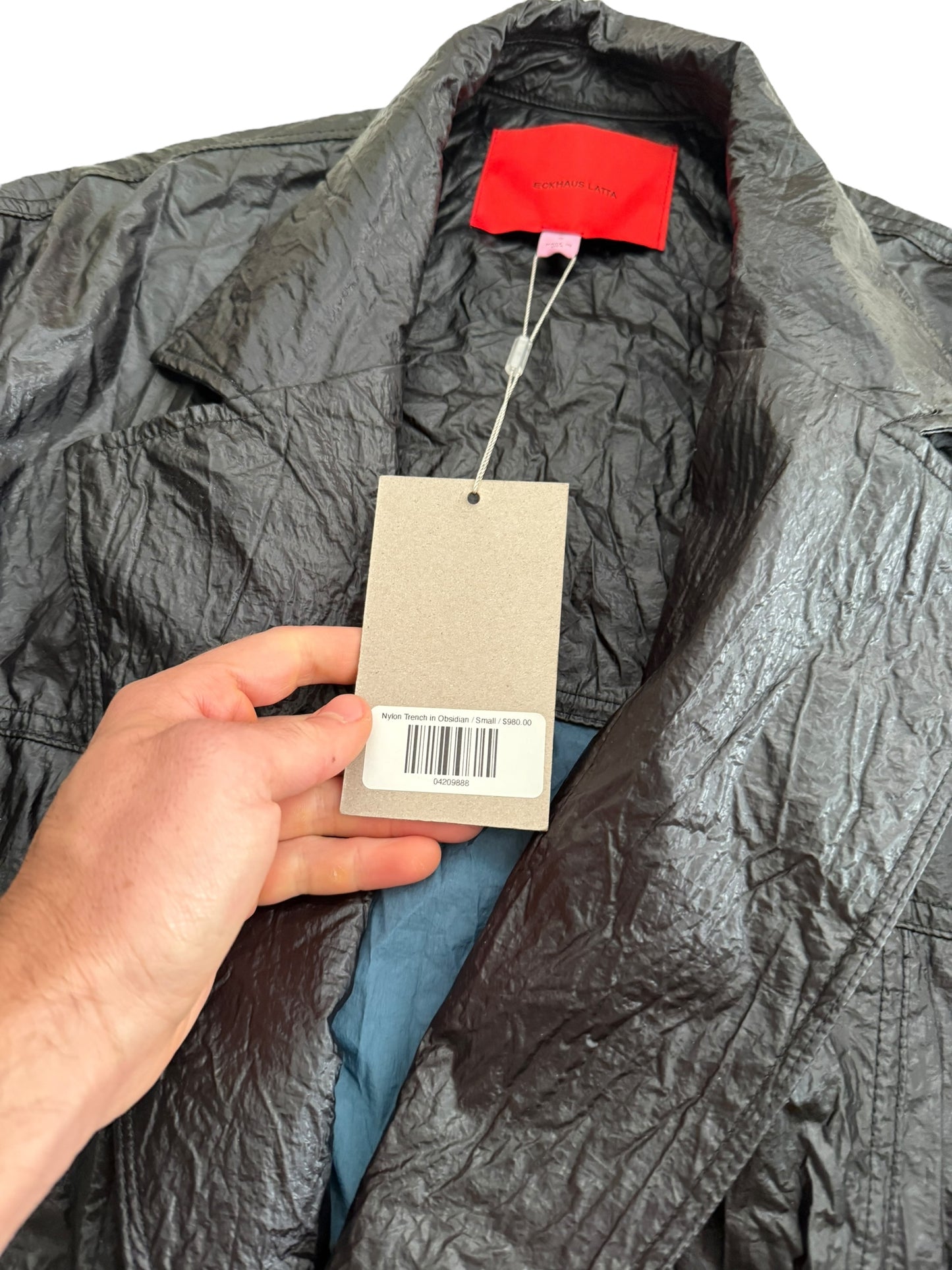 Nylon Oversized Trench