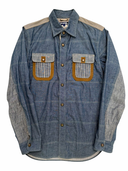 2011 Patchwork Button Shirt