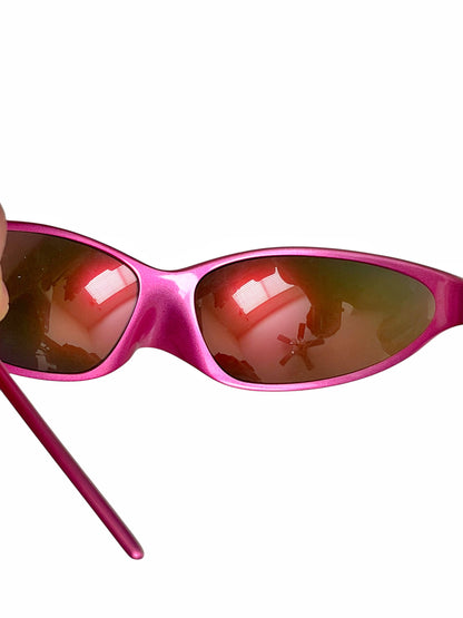 4G Aluminum Wrap Sunglasses Pink