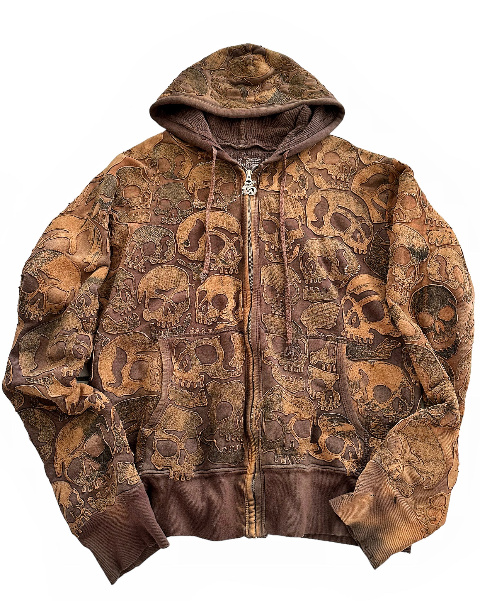 1/1 Allover Mud Skull Hoodie