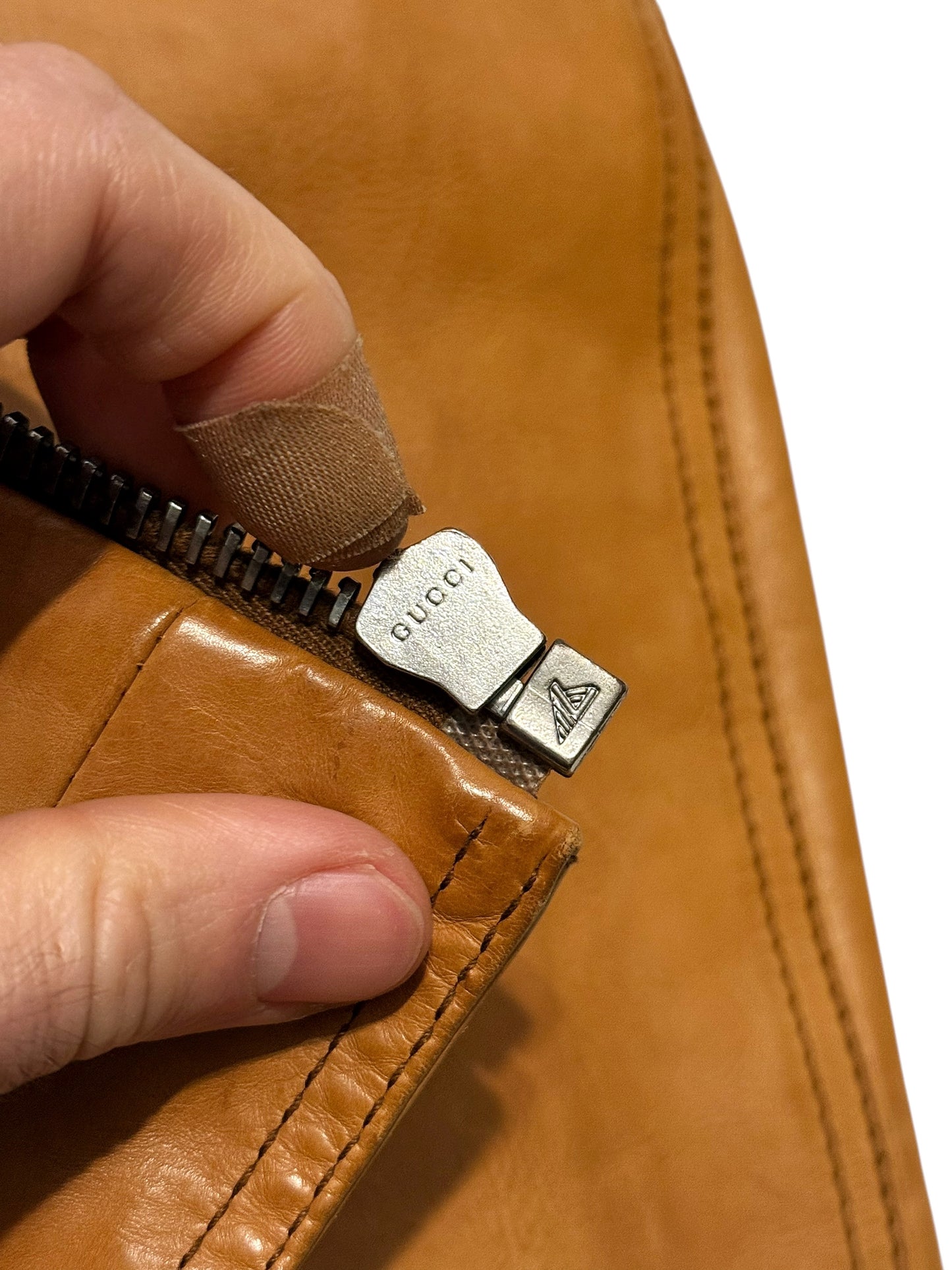 Tom Ford Era Fade Dye Leather Jacket